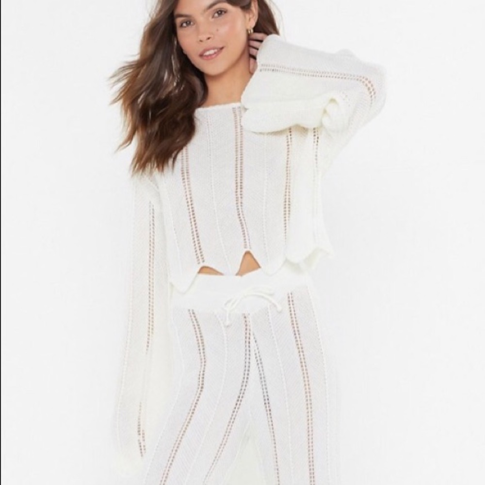 White Knit Sweater